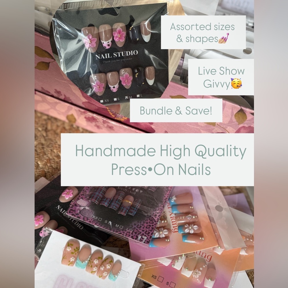 Handmade Press💅🏼On Nails-Live Unlisted Item